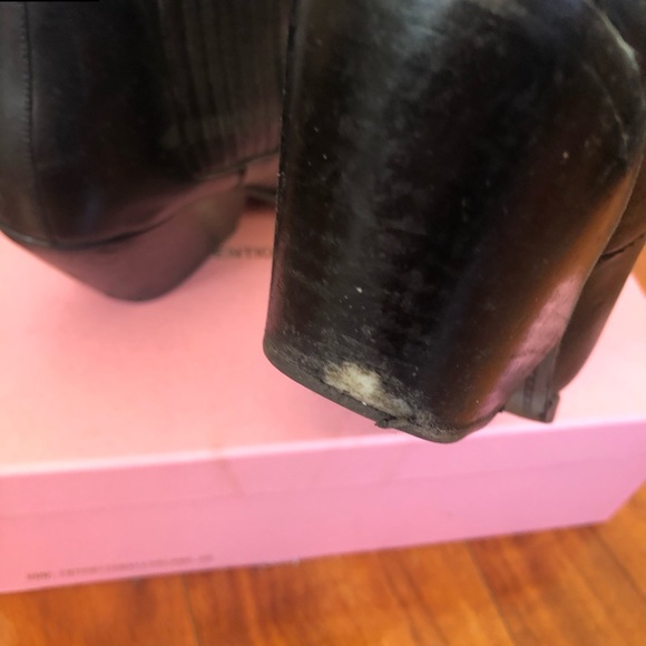 Michael Kors Black Motorcycle Boots - Picture 5 of 5